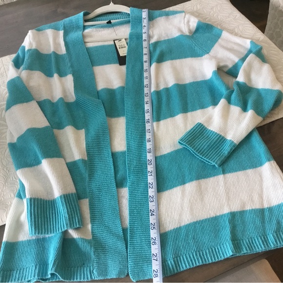 Talbots new with tags striped cardigan sweater - Picture 8 of 8
